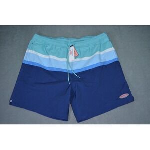 Vineyard Vines Men's Deck Stripe Chappy 7" Swim Trunks XL Lined New $69